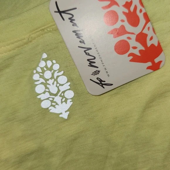 FP Movement Tempo Sport Mode Tank Top Yellow L Ruched Shirt Free People Athletic - Picture 11 of 13